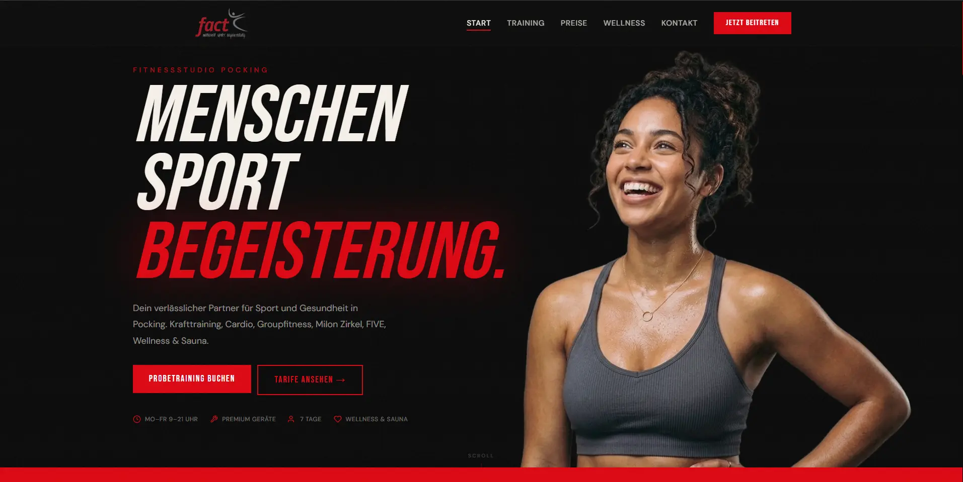 Fact Fitness Website